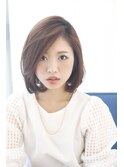 大人可愛い☆ボブナチュラルストレート