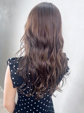 アルバム 銀座(ALBUM GINZA) モカベージュ_ココアブラウンフリンジウェーブ_ba303673