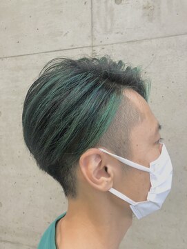 ヘアールーム プリズム(Hair room Prism) ミントグリーンカラー