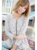 ドライな質感♪軽やかニュアンスロブ【miq日暮里】