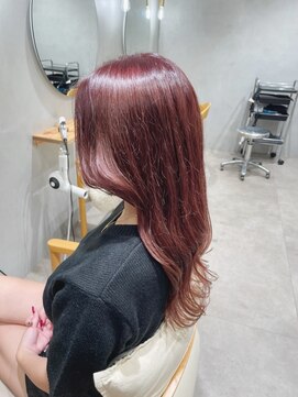 エン(eNN) ダブルカラー/チェリーレッド/韓国系カラー