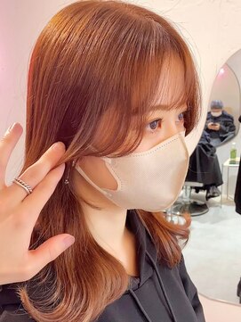 ルームバイシー 新宿(Loom. by Sea) 韓国風前髪×ショコラアッシュ【髪質改善/新宿/ヘルシースタイル