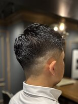 銀座 シノ 本店(shino)&nbsp;【銀座理容室】アイロンパーマ×フェードスタイル