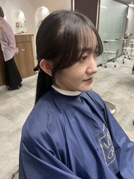 ボタン ハカタ(VOTAN hakata) 【ろみおStyle】前髪、顔周りカットで結んでも可愛く☆