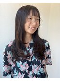 【スズキアンナ】レイヤーたっぷりロングスタイル