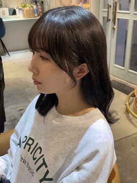 ロンド シャルム 吉祥寺(Lond charme) アッシュカラー 韓国ヘア お顔周りカット INOAカラー