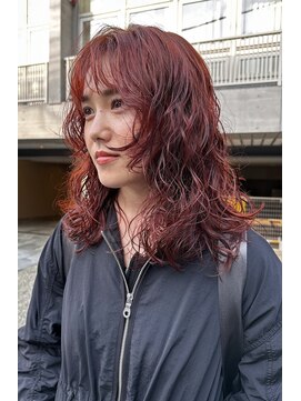 ナループロアオハナ(Nalu pu loa ohana) ブリーチなしカラー/オレンジカラー/ブリーチなしオレンジ