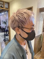 エルバッチャ 千代田町店 太田(Lbaccia)&nbsp;ホワイトカラー*アップバングショート