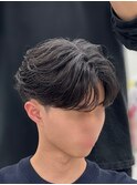 韓国メンズヘア/カルマパーマ/ニュアンスパーマ*渋谷/MEN'S/眉毛