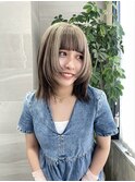 デザインカラー/アンブレラカラー/顔周りカット/名古屋美容院