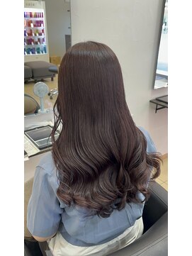 オーリーヘアー(Olliy hair) 艶髪 ピンクブラウン _miho 　/30代40代50代