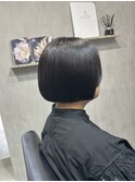 ミニボブ/アッシュブラック/艶ボブ/プツッとボブ/船橋