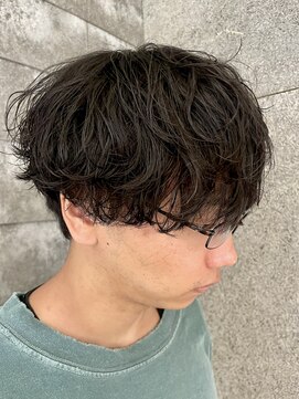 ニアウ 伊勢崎連取店(Niau) メンズマッシュツイストスパイラルパーマメンズパーマ