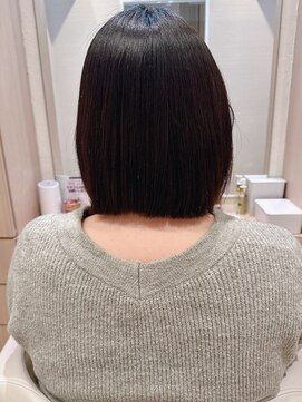 コーエン(cowen) 大人かわいい☆小顔に見える前下がりボブ♪髪質改善ストレート