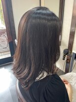 アクアマリン8810 ハチハチイチゼロ(AQUA MARINE 8810) アンブレラカラー/こなれミディ/イメチェン/前髪/北習志野