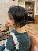 『２０代から６０代』ニュアンスパーマとカジュアルボブ