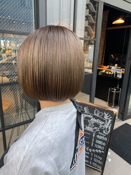 オーガニック アトリエ 大宮(organic+atelier) 白髪が目立たないハイライトベージュ【白髪染め】