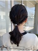 ゆるふわひとつ結びアレンジ