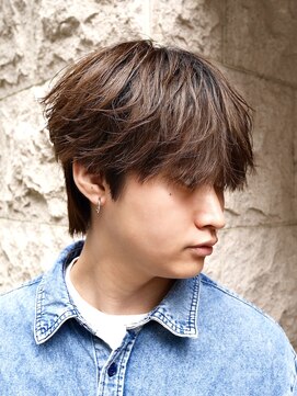 メンズフィール 南森町(MENS FEEL) ■スペインカール/スパイキーショート/ブルーブラック/南森町