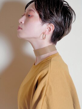 ムーン 仙台一番町店(OON) ハッシュカット/レイヤーボブ/カシスレッド/ピンクブラウン