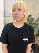 ノエ(noe) ミディアムヘア/デザインカラー/フェイスフレーミング/栄h177