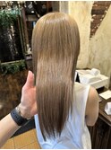 くすみ感◎ミルクティーブラウン
