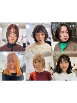 丁寧なカウンセリングで、一人ひとりの骨格や顔型を見極め、あなたに似合うヘアをご提案◎