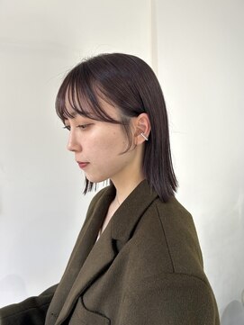 ディッシィ 立川(D'ICI) "CHIHIRO" ピンクラベンダー 艶カラー