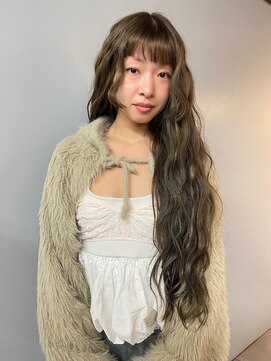 コードプラスリム(CODE+LIM) ロング/オリーブカラー/ヘーゼルカラー