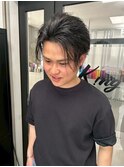 メンズカット/ブリーチ/ニュアンスパーマ/メンズハイライト/眉毛