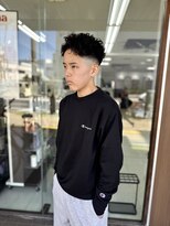 ノア(NOA by KENJE)&nbsp;men's hair/ショートラルフ/フェザーパーマ/短髪フェザー