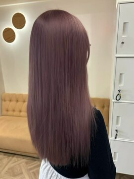 LUVISM 栄店/名古屋/ダブルカラー/ブリーチ/顔周りレイヤー/学割【5月1日OPEN(予定)】 ピンクグレージュ/ピンクラベンダー/ブリーチ/ハイトーン/yuria