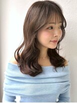 カバーヘア ブリス 戸田公園西口店(COVER HAIR bliss)&nbsp;コテ巻き風/ダークアッシュミディアムレイヤー春カラーp戸田公園