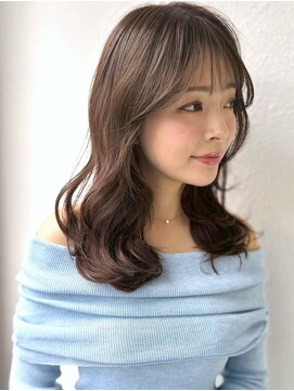 カバーヘア ブリス 戸田公園西口店(COVER HAIR bliss) コテ巻き風/ダークアッシュミディアムレイヤー春カラーp戸田公園
