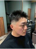 MEN'S/スキンフェードカット/アイロンパーマ/流山おおたかの森