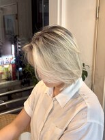 トト 船橋店(toto.)&nbsp;ナチュラルショートミルクブラウンダークパープルレイヤー船橋