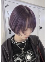 ゲーム 船橋店(GAME) ショートカット/ラベンダー/ブリーチカラー/船橋