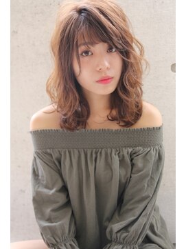 ヘアーアンドメイク シーク 吉祥寺(HAIR&MAKE SeeK) 【外国人風グレージュ】ゆるフワミディ