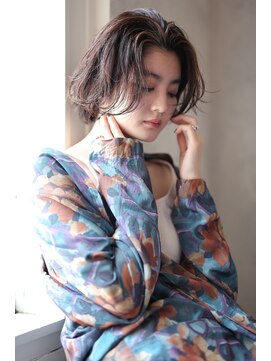 ソイ コンク 下北沢(soi conc) 抜け感ボブ×グレージュ