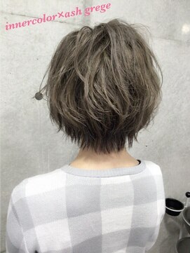 ヌーム 塚本店(NOOM) インナーカラー×アッシュグレージュ