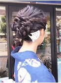 浴衣　ヘアアレンジ