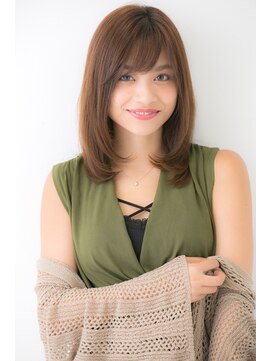 リノナ(Linona) 小顔流し斜めシースルーバング♪アッシュ【Linona/林　直徳】