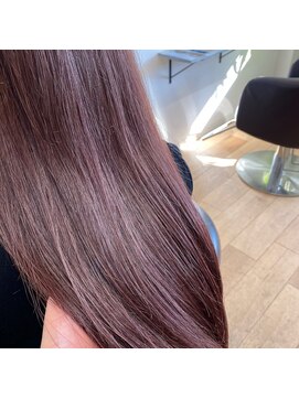 ラキ(laki) ボルドー×ラベンダー