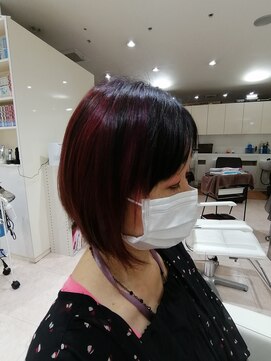 パーソンズ 本八幡店(PAR SON'Z) ワンポイントカラーボブ