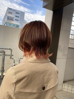 モレッティウィズリゴヘアー(Moretti with RIGO hair) ウルフ　ピンクベージュ　インナーカラー★