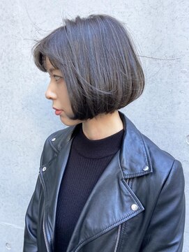 モリオ フロム ロンドン 成増店 【morio成増/ムラマツ】韓国風ボブ　くすみブルー