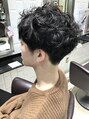 オーラビーヘアー(AURA b HAIR) ツーブロマッシュ！ソフトスパイラルパーマです♪