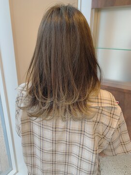 ウィステリア 銀座(WISTERIA) 【遠藤】裾カラーグラデーションカラーダブルカラー毛先カラー