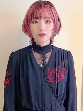トップヘアー アヴェニュー 刈谷(TOPHAIR Avenue) デザインハイライトでオシャレに差をつけよう!/ベビーピンク