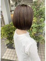 フープヘアー(HOOP.HAIR)&nbsp;コントラストハイライト/ボブスタイル